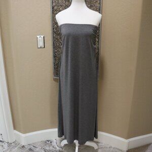 Caslon Convertible Long Skirt or Mid-Length Dress in Gray